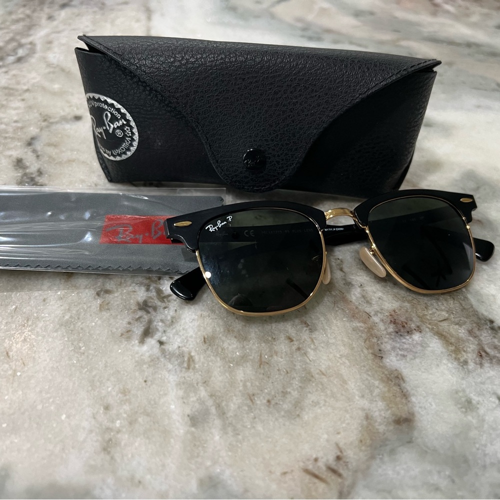 Polarized Ray Ban CLUBMASTER ALUMINUM